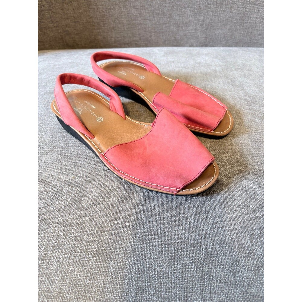 Eric Michael red Natural Leather Sandals Size EU 41